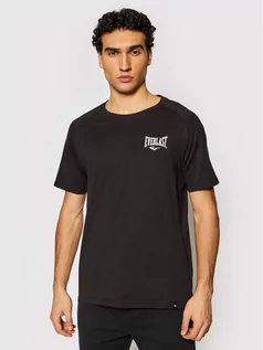 Koszulki męskie - Everlast T-Shirt 807600-60 Czarny Regular Fit - grafika 1