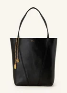 Torebki damskie - Chloé Torba Shopper Spin schwarz - miniaturka - grafika 1