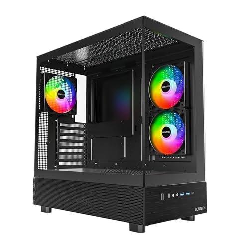Montech Montech XR Midi-Tower, Tempered Glass - schwarz