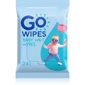 Kosmetyki kąpielowe dla dzieci - GoWipes Baby Wet Wipes delikatne nawilżane chusteczki dla dzieci bez zapachu 24 szt. - miniaturka - grafika 1