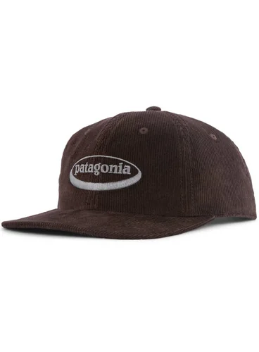 Sztruksowa czapka z daszkiem Patagonia Corduroy Cap - '95 oval logo / den brown