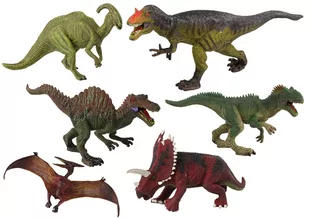 Duży Zestaw Dinozaurów 6 sztuk Figurka Dinozaur Prehistoryczne Okazy - Figurki dla dzieci - miniaturka - grafika 2