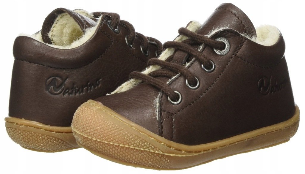 NATURINO TRZEWIKI DLA NIEMOWLĄT SKÓRA 17 ŻTE