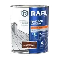 Farby zewnętrzne - Farba na dach Rafil Radach czerwony tlenkowy RAL3009 0,75l - miniaturka - grafika 1