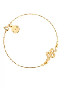 Złota bransoletka z wężem - Bransoletki - miniaturka - grafika 1