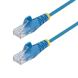 StarTech N6PAT10MBLS kabel sieciowy Niebieski 10 m Cat6 U/UTP (UTP) - Kable miedziane - miniaturka - grafika 1
