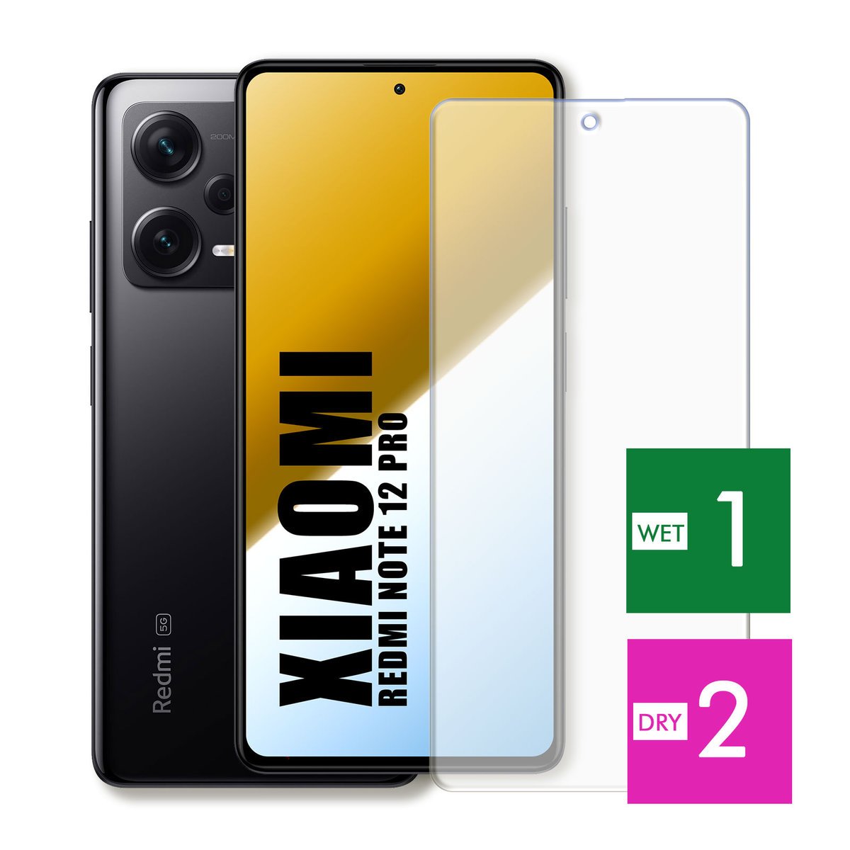 WZMOCNIONE SZKŁO DO XIAOMI REDMI NOTE 12 PRO SZYBKA HARTOWANE 9H JAKOŚĆ