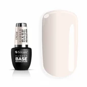 Lakiery hybrydowe - Silcare Rubber Base Revolution baza kauczukowa Cream 9ml - miniaturka - grafika 1
