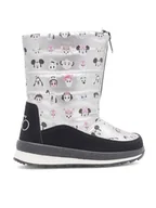 Buty dla dziewczynek - Disney 100 Śniegowce AW23-214D100 Srebrny - miniaturka - grafika 1