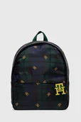 Plecaki - Tommy Hilfiger plecak kolor zielony mały wzorzysty - miniaturka - grafika 1
