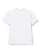 Koszulki męskie - Emporio Armani Męski t-shirt Soft Modal, biały, S - miniaturka - grafika 1