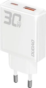 Ładowarka Dudao Ładowarka sieciowa GaN Dudao A30EU 30W USB-A / USB-C - biała - Ładowarki do telefonów - miniaturka - grafika 1