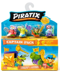 PIRATIX Golden Treasure Piraci Captain Pack KAPTAIN OLLIE - Figurki dla dzieci - miniaturka - grafika 1