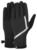Rękawiczki sportowe męskie - RONHILL Rękawiczki biegowe WIND-BLOCK GLOVE all black - miniaturka - grafika 1