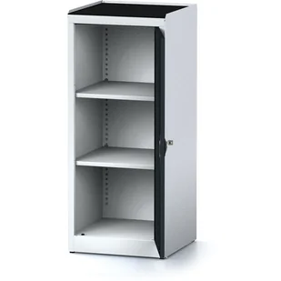 Alfa 3 Szafa warsztatowa MECHANIC, 1170 x 490 x 500 mm, 2 półki, antracytowe drzwi 1262704 - Szafy i regały magazynowe - miniaturka - grafika 1