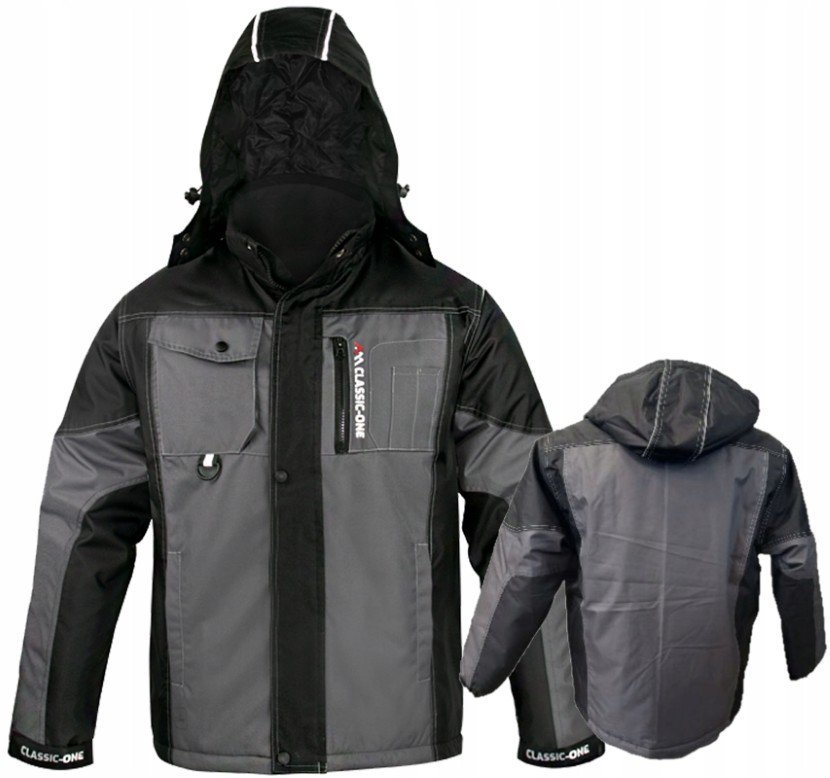 Kurtka ZIMOWA OCIEPLANA ROBOCZA WODOODPORNA KAPTUR OXFORD