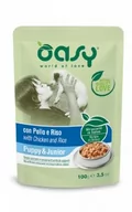 Mokra karma dla psów - OASY Pies Saszetka STRIPS Puppy Kurczak 100g - miniaturka - grafika 1