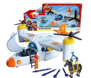 Simba 109252615 Strażak Sam samolot ratunkowy duży 42cm - Figurki dla dzieci - miniaturka - grafika 1