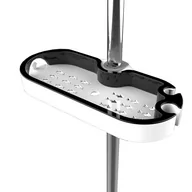 Półki łazienkowe - Półka Prysznicowa Na Drążek Bez Wiercenia - miniaturka - grafika 1