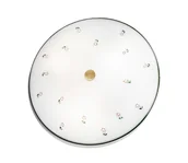 Lampy sufitowe - Kolarz 731.U13.4.70- Lampa sufitowa NONNA 3xE27/60W/230V śr. 42 cm czarna/mosiądz - miniaturka - grafika 1