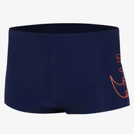 Kąpielówki męskie - Kąpielówki Nike Reflect Logo NESSC583 440 XS granatowy - miniaturka - grafika 1