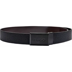 HUGO Skórzany dwustronny pasek Garlond-B_Sr35_grp - Paski - miniaturka - grafika 1