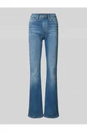Spodnie damskie - Jeansy o rozkloszowanym kroju z 5 kieszeniami - Pepe Jeans - miniaturka - grafika 1