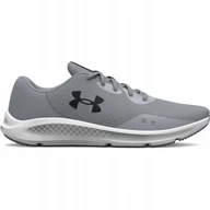 Buty sportowe męskie - Męskie buty do biegania Under Armour Ua Charged Pursuit 3 szare - miniaturka - grafika 1