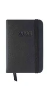 Kalendarze - Kalendarz 2026 lux tygodniowy czarny v9 kk-1l - kalendarz - miniaturka - grafika 1
