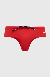 Nike kąpielówki kolor czerwony - Kąpielówki męskie - miniaturka - grafika 1