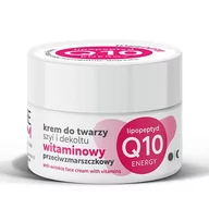 Serum do twarzy - IDEE DERM Przeciwzmarszczkowy krem do twarzy, szyi i dekoltu witaminowy, 50ml - miniaturka - grafika 1