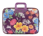 Torby na laptopy - Bombata Peonia 15.6" śliwkowa - miniaturka - grafika 1