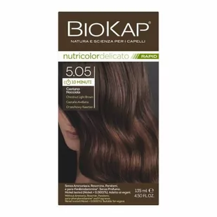 Biokap LAB PHARMA DELICATO RAPID 5.05 Orzechowy kasztan, 135ml - Farby do włosów i szampony koloryzujące - miniaturka - grafika 1