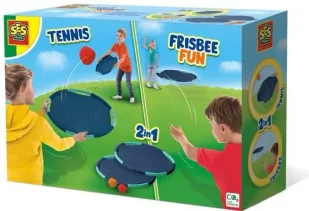 Zabawa w tenisa i frisbee 2w1 - SES - Zabawki i gry sportowe - miniaturka - grafika 1