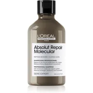 Szampony do włosów - Loreal Absolut Repair Molecularl szampon wzmacniający do włosów 300 ml - miniaturka - grafika 1
