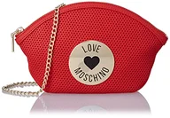 Torebki damskie - Love Moschino Damska torba na ramię, Borsa A Spalla, czerwona, rozmiar uniwersalny - miniaturka - grafika 1