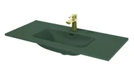 Umywalki - Elita Skappa umywalka 100,8x46 cm meblowa prostokątna zielony mat 146068 - miniaturka - grafika 1