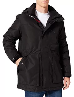 Tommy Jeans Kurtka męska Tech Parka, Czarny, S - Kurtki męskie - miniaturka - grafika 1