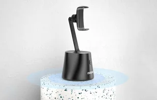 Obrotowa podstawka na telefon Dudao F15 (czarna) - Selfie stick - miniaturka - grafika 5