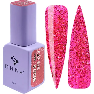 COLOR GEL POLISH "DNKa", 12 ml #0136 Cat Eye - Lakiery hybrydowe - miniaturka - grafika 1