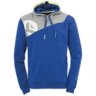 Bluzy męskie - Kempa Core 2.0 męska bluza z kapturem niebieski Royal/Dark Grau Melange 3XL - miniaturka - grafika 1