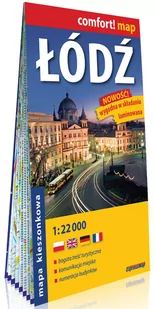 ExpressMap comfort! map. Łódź. Plan miasta, 1:22 000 praca zbiorowa - Atlasy i mapy - miniaturka - grafika 1