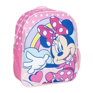 Plecaki szkolne i tornistry - Plecak dziecięcy 3D Myszka Minnie - Różowy - 25 x 10 x 31 cm - Wykonany z poliestru i EVA - Z zamkiem błyskawicznym - Nadruk Minnie - Oryginalny produkt zaprojektowany w Hiszpanii, Różowy kolor, - miniaturka - grafika 1