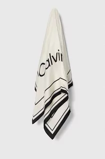 Apaszki i szaliki damskie - Calvin Klein apaszka jedwabna wzorzysta - grafika 1