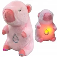 Zabawki interaktywne dla dzieci - Maskotka Duża Oddychająca Kapibara Szumi Ozytywka Przytulanka Uspokajacz - miniaturka - grafika 1