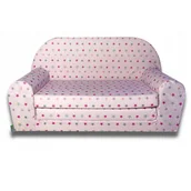 Zestawy mebli dla dzieci - SOFKA DZIECIĘCA KANAPA ROZKŁADANA PREZENT MATERAC PIANKOWA BEZPIECZNA - miniaturka - grafika 1