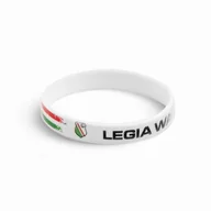 Gadżety dla kibiców - Legia Warszawa Opaska Silikonowa Na Rękę Barwy - miniaturka - grafika 1