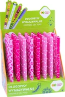 Długopisy - Długopis wymazywalny Pink Love 05 mm niebieski 40 szt. w displayu - miniaturka - grafika 1