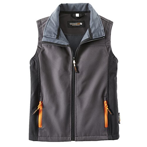 Terratrend Job 30264-104-6310 Softshell Kamizelka dziecięca Rozmiar 104 Ciemnoszary/Czarny