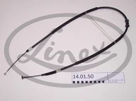 Linki hamulca postojowego - LINEX LINKA HAMULCA 14.01.50 FIAT TIPO,TEMPRA ALFA 145,146 1497/1152 92-93 TARCZE LEWA - miniaturka - grafika 1